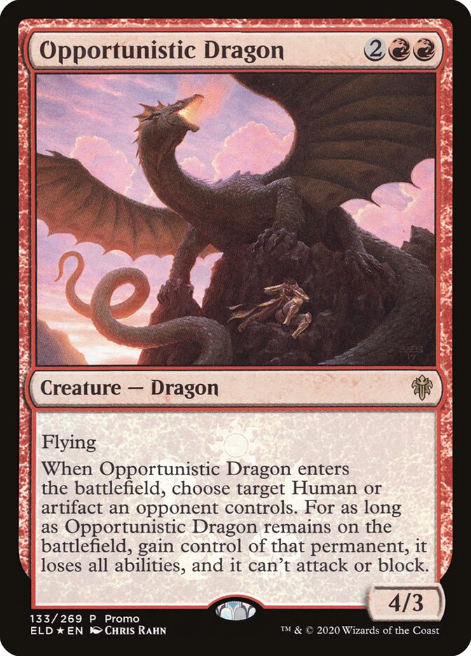 Opportunistic Dragon [Resale Promos] | Cards and Coasters CA