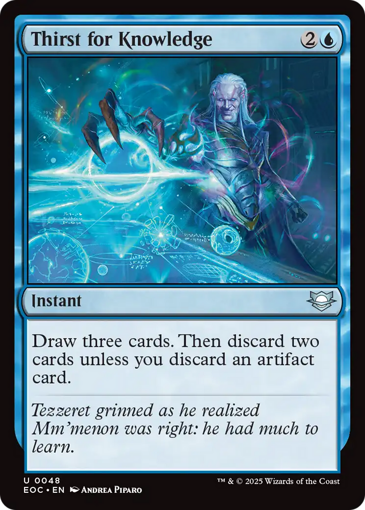 Thirst for Knowledge [Edge of Eternities Commander] | Cards and Coasters CA