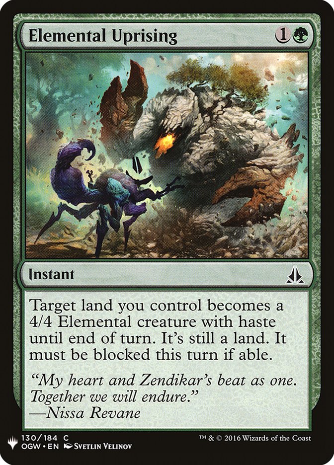 Elemental Uprising [Mystery Booster] | Cards and Coasters CA