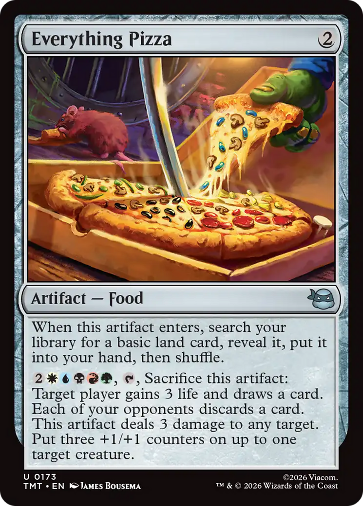 Everything Pizza [Teenage Mutant Ninja Turtles] | Cards and Coasters CA