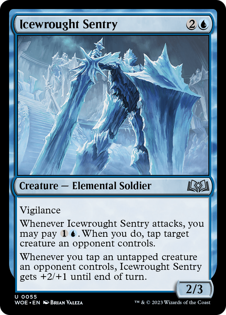 Icewrought Sentry [Wilds of Eldraine] | Cards and Coasters CA