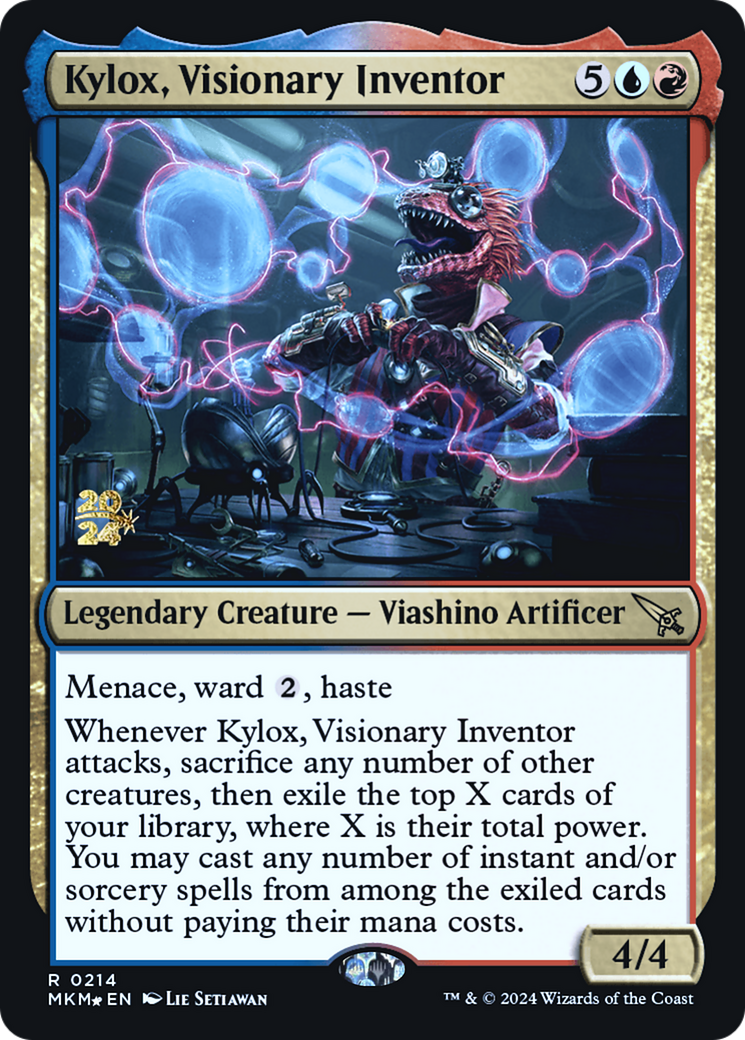 Kylox, Visionary Inventor [Murders at Karlov Manor Prerelease Promos] | Cards and Coasters CA