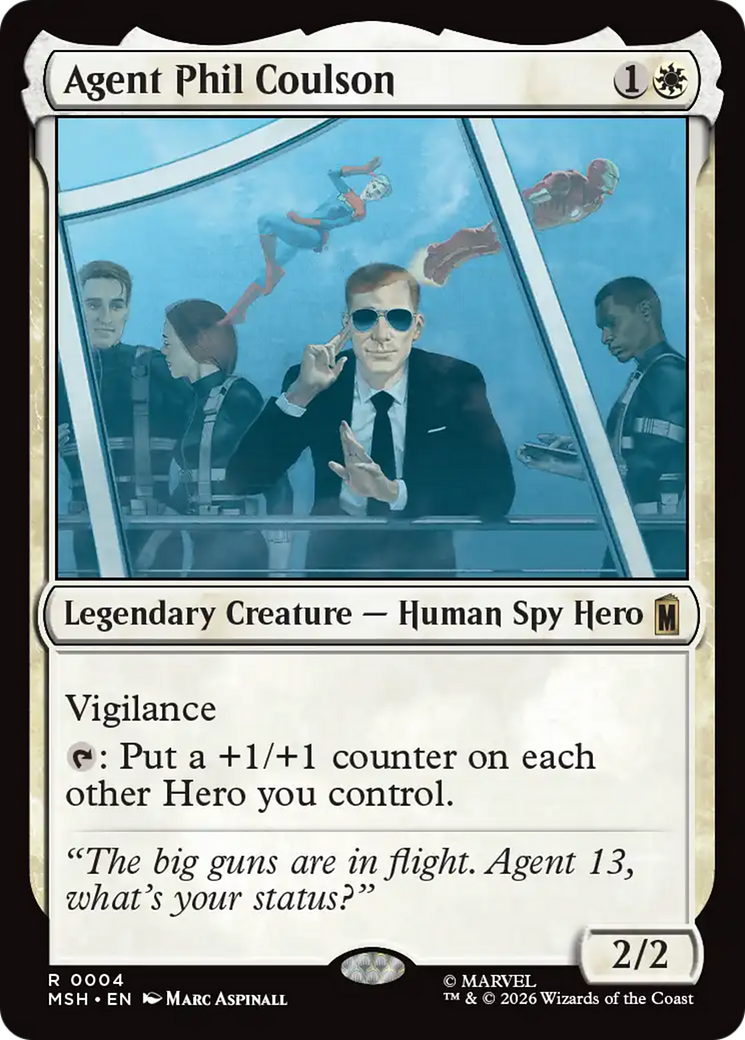 Agent Phil Coulson [Marvel Super Heroes] | Cards and Coasters CA