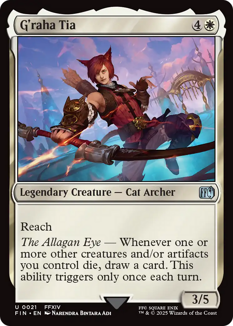 G'raha Tia [FINAL FANTASY] | Cards and Coasters CA