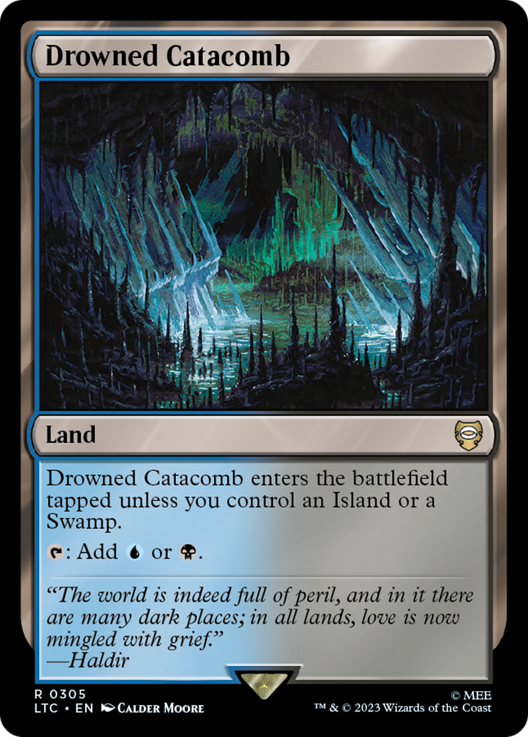 Drowned Catacomb [The Lord of the Rings: Tales of Middle-Earth Commander] | Cards and Coasters CA