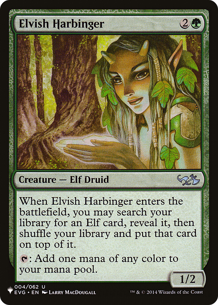 Elvish Harbinger [The List] | Cards and Coasters CA