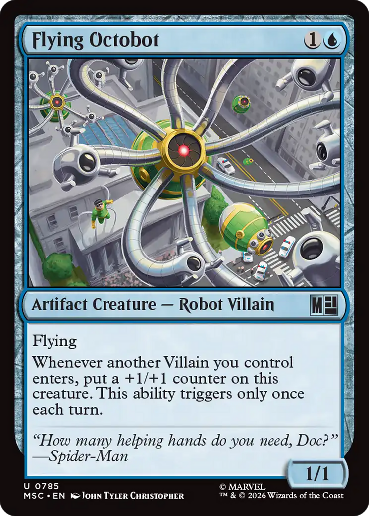 Flying Octobot [Marvel Super Heroes Commander] | Cards and Coasters CA