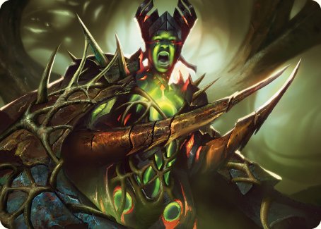 Maze's Mantle Art Card [Phyrexia: All Will Be One Art Series] | Cards and Coasters CA