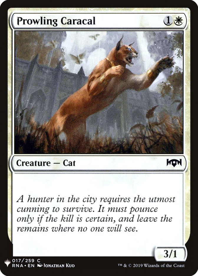 Prowling Caracal [Mystery Booster] | Cards and Coasters CA