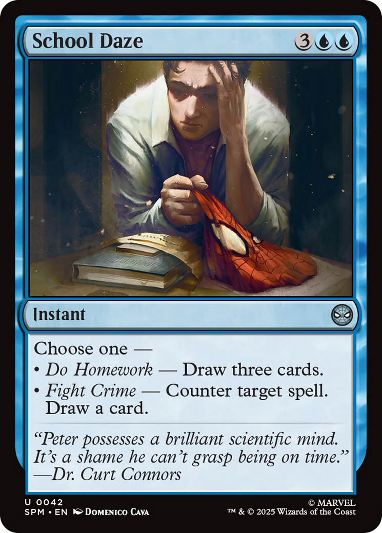 School Daze [Marvel's Spider-Man] | Cards and Coasters CA