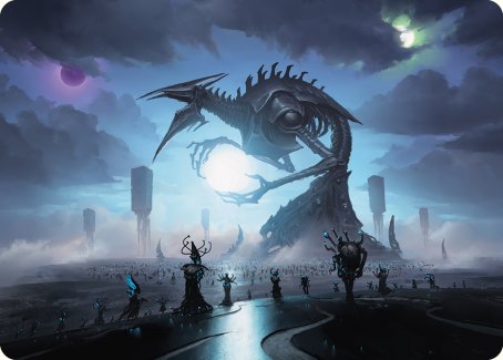 Blue Sun's Twilight Art Card [Phyrexia: All Will Be One Art Series] | Cards and Coasters CA