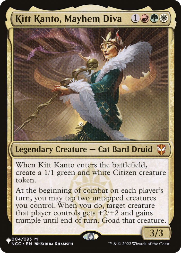Kitt Kanto, Mayhem Diva [The List] | Cards and Coasters CA