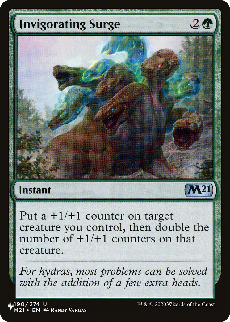 Invigorating Surge [The List] | Cards and Coasters CA