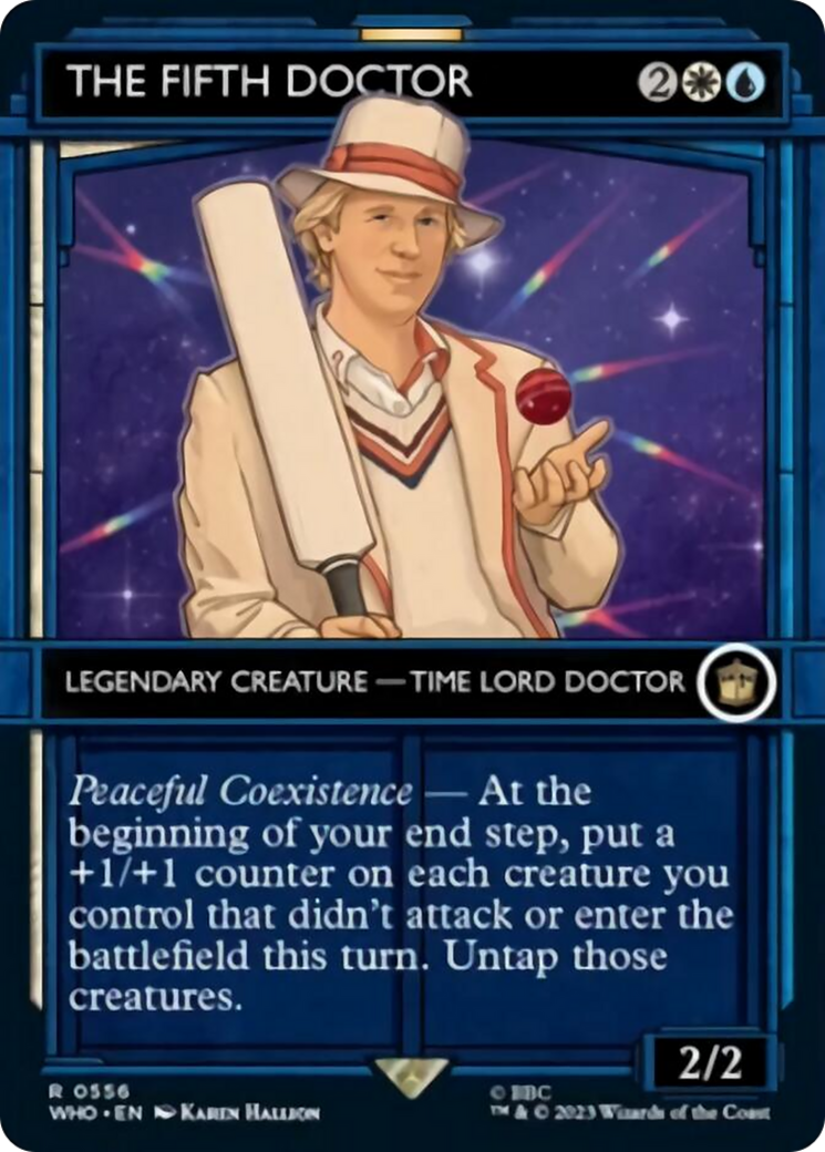 The Fifth Doctor (Showcase) [Doctor Who] | Cards and Coasters CA