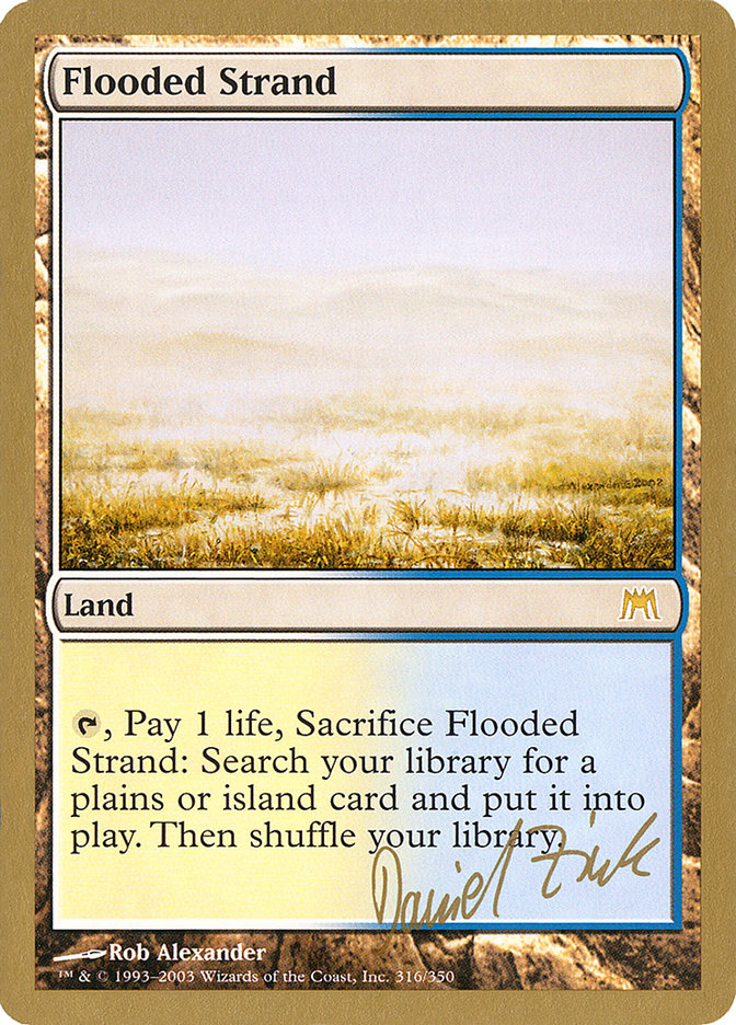 Flooded Strand (Daniel Zink) [World Championship Decks 2003] | Cards and Coasters CA