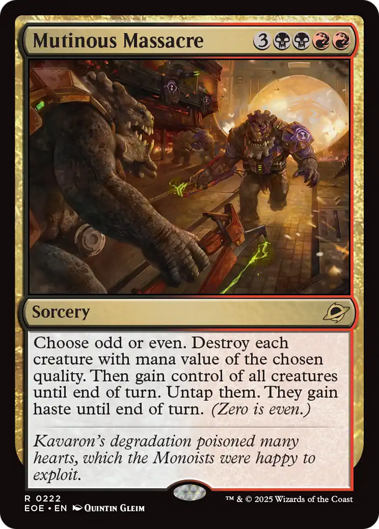Mutinous Massacre [Edge of Eternities] | Cards and Coasters CA