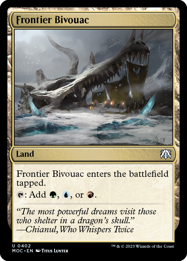 Frontier Bivouac [March of the Machine Commander] | Cards and Coasters CA