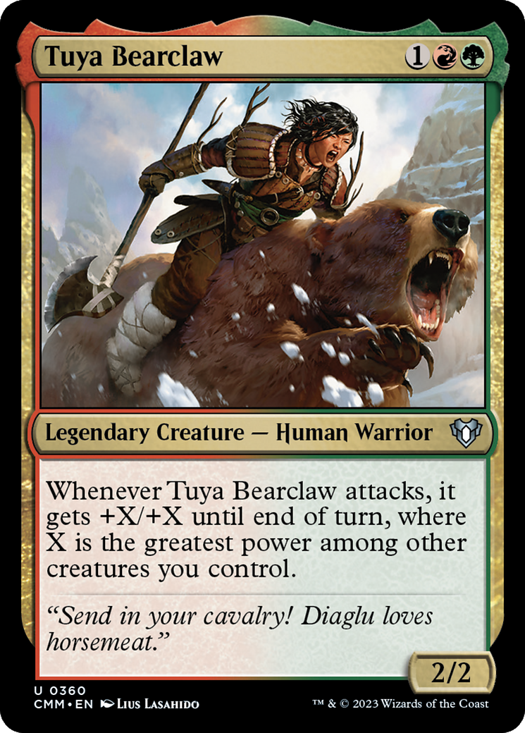 Tuya Bearclaw [Commander Masters] | Cards and Coasters CA