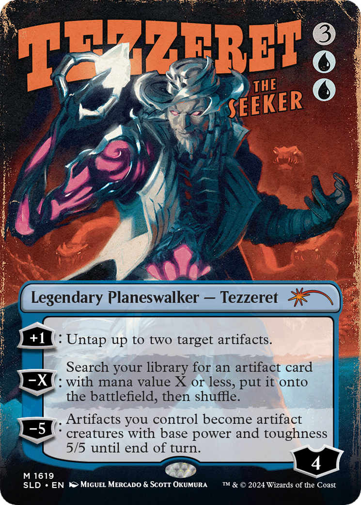 Tezzeret the Seeker (1619) [Secret Lair Drop Series] | Cards and Coasters CA