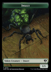 Eldrazi Spawn // Insect Double-Sided Token [Commander Masters Tokens] | Cards and Coasters CA