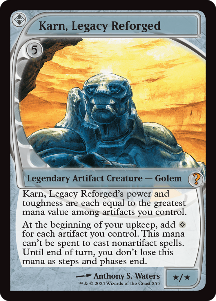 Karn, Legacy Reforged (Future Sight) [Mystery Booster 2] | Cards and Coasters CA