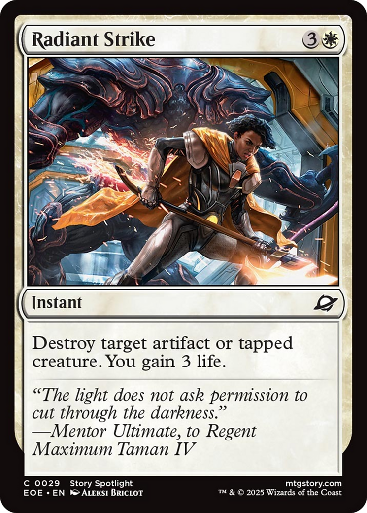 Radiant Strike [Edge of Eternities] | Cards and Coasters CA