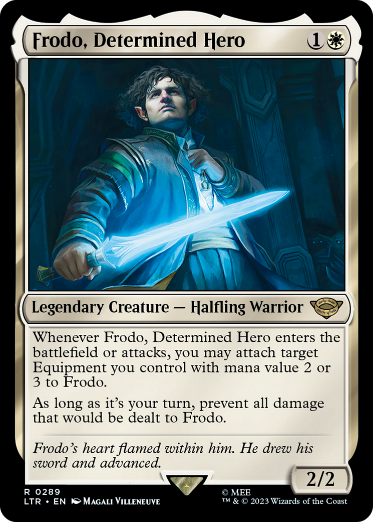 Frodo, Determined Hero [The Lord of the Rings: Tales of Middle-Earth] | Cards and Coasters CA