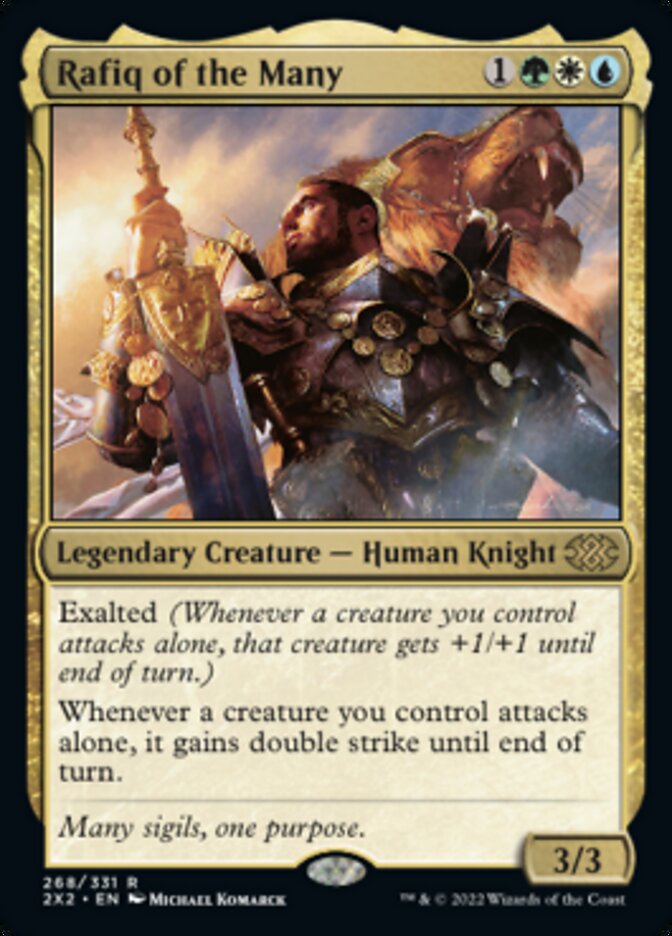 Rafiq of the Many [Double Masters 2022] | Cards and Coasters CA