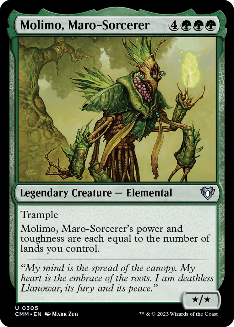 Molimo, Maro-Sorcerer [Commander Masters] | Cards and Coasters CA