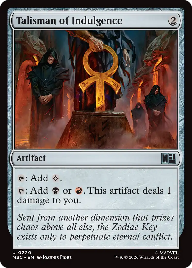 Talisman of Indulgence [Marvel Super Heroes Commander] | Cards and Coasters CA