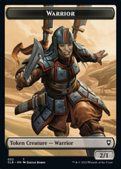 Warrior // Inkling Double-Sided Token [Commander Legends: Battle for Baldur's Gate Tokens] | Cards and Coasters CA