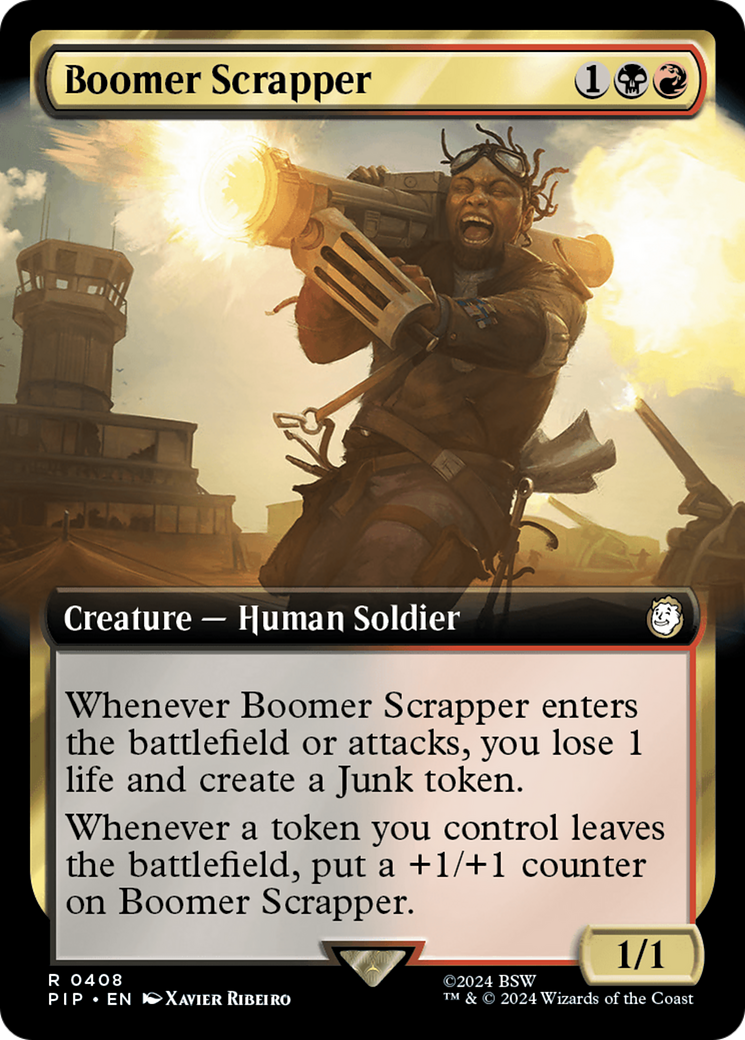 Boomer Scrapper (Extended Art) [Fallout] | Cards and Coasters CA