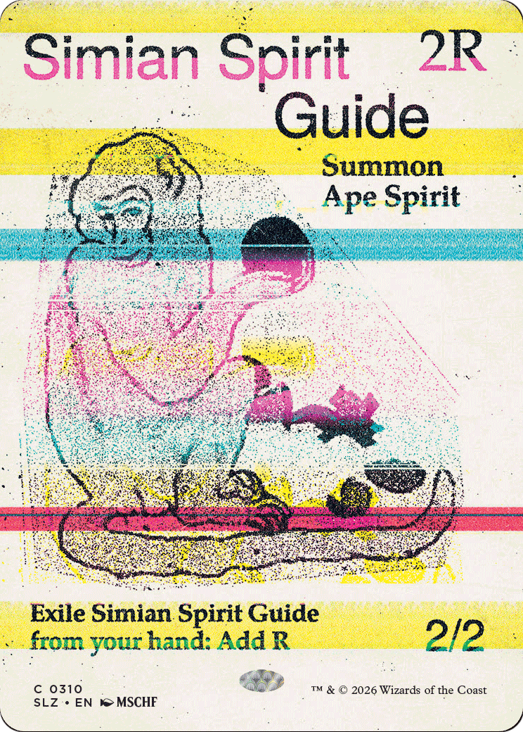 Simian Spirit Guide (0310) [Secret Lair x MSCHF: The Zeta Set] | Cards and Coasters CA