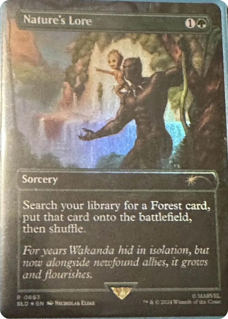 Nature's Lore (867) (Rainbow Foil) [Secret Lair Drop Series] | Cards and Coasters CA