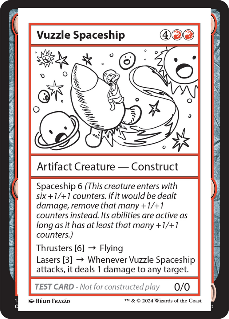 Vuzzle Spaceship [Mystery Booster 2 Playtest Cards] | Cards and Coasters CA