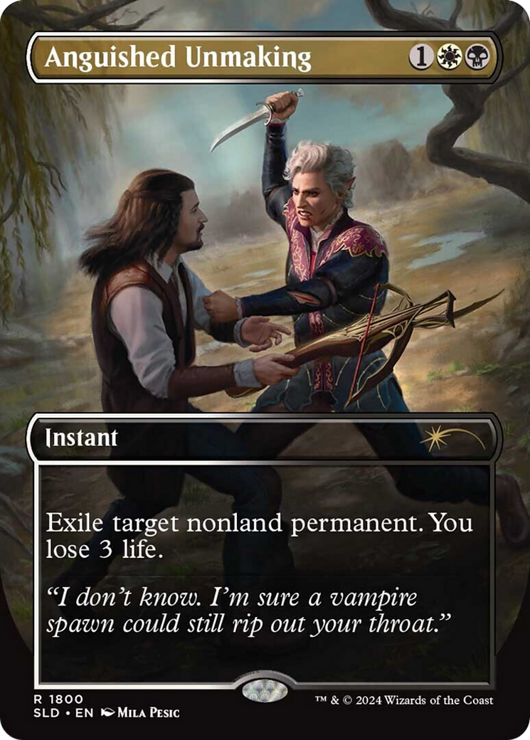 Anguished Unmaking (1800) [Secret Lair Drop Series] | Cards and Coasters CA