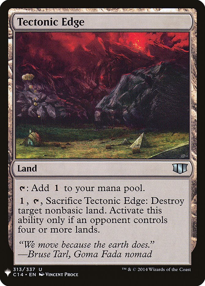 Tectonic Edge [Mystery Booster] | Cards and Coasters CA