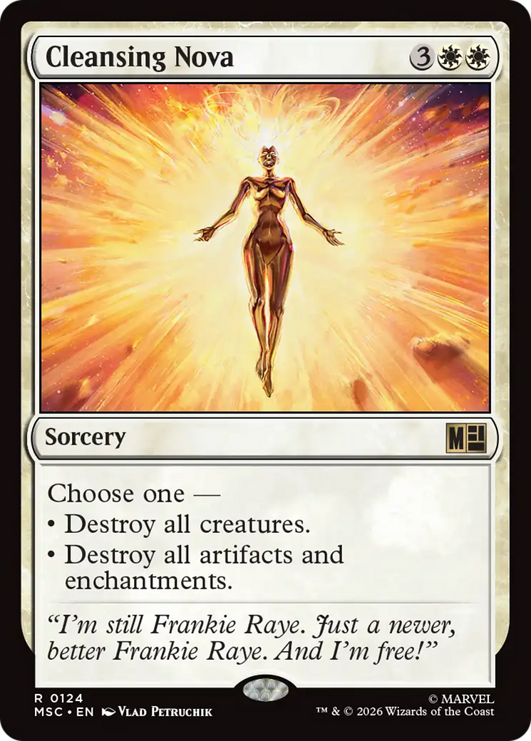 Cleansing Nova [Marvel Super Heroes Commander] | Cards and Coasters CA