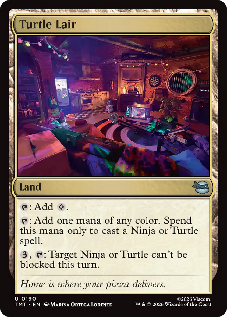 Turtle Lair [Teenage Mutant Ninja Turtles] | Cards and Coasters CA