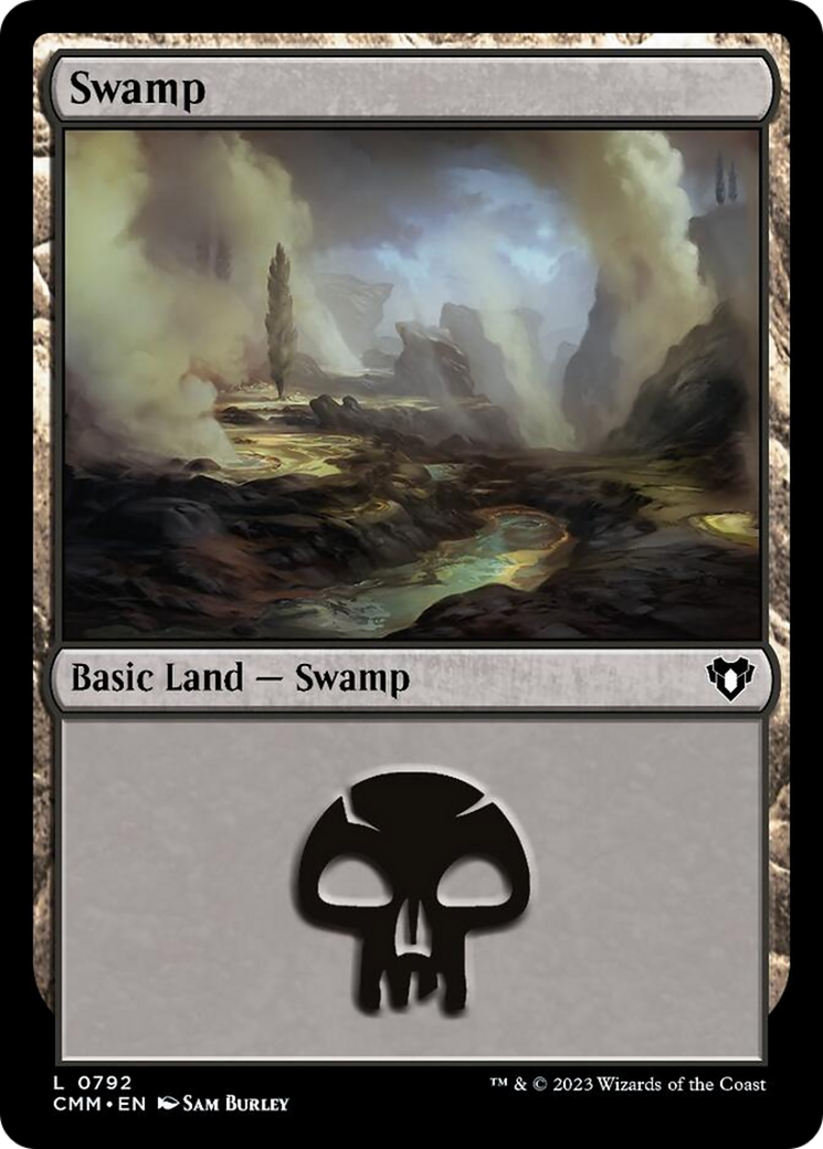 Swamp (792) [Commander Masters] | Cards and Coasters CA