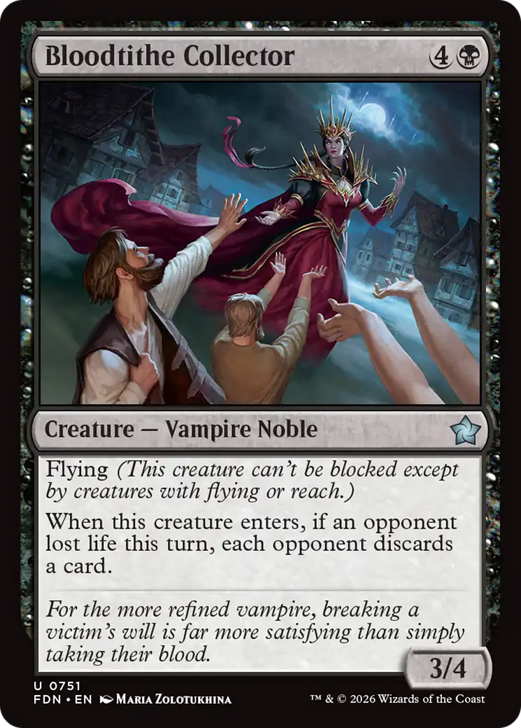 Bloodtithe Collector (0751) [Foundations] | Cards and Coasters CA