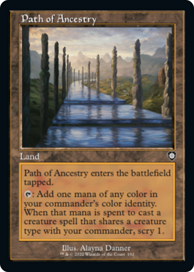 Path of Ancestry [The Brothers' War Commander] | Cards and Coasters CA