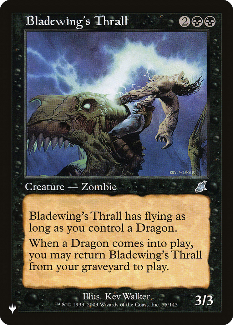 Bladewing's Thrall [The List Reprints] | Cards and Coasters CA