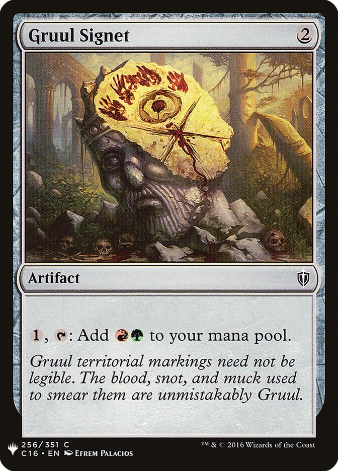 Gruul Signet [Mystery Booster] | Cards and Coasters CA