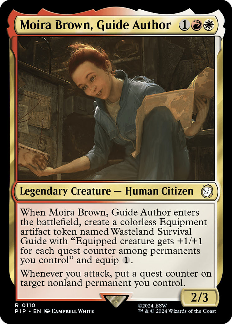 Moira Brown, Guide Author [Fallout] | Cards and Coasters CA