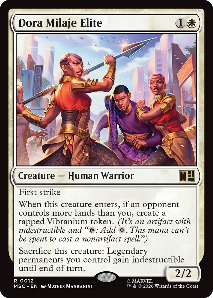 Dora Milaje Elite [Marvel Super Heroes Commander] | Cards and Coasters CA