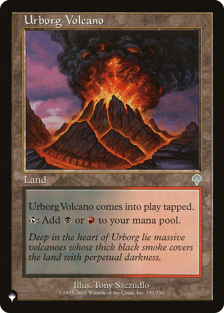 Urborg Volcano [The List Reprints] | Cards and Coasters CA