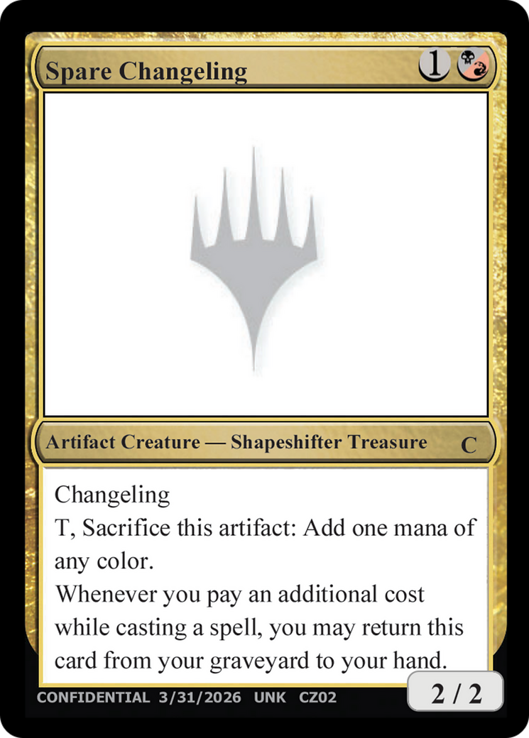 Spare Changeling [Unknown Event] | Cards and Coasters CA