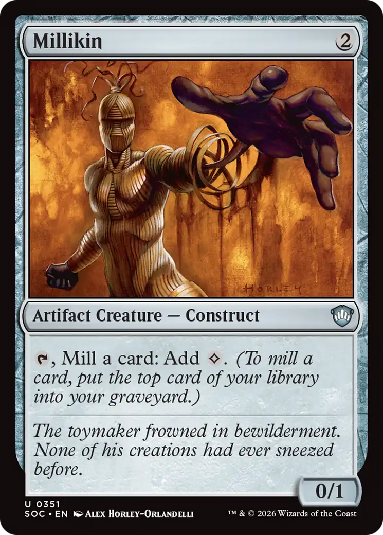 Millikin [Secrets of Strixhaven Commander] | Cards and Coasters CA