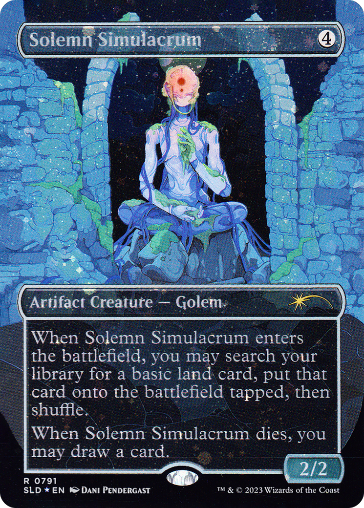 Solemn Simulacrum (1725) (Rainbow Foil) [Secret Lair Drop Series] | Cards and Coasters CA